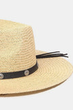 Fame Belt Strap Straw Hat